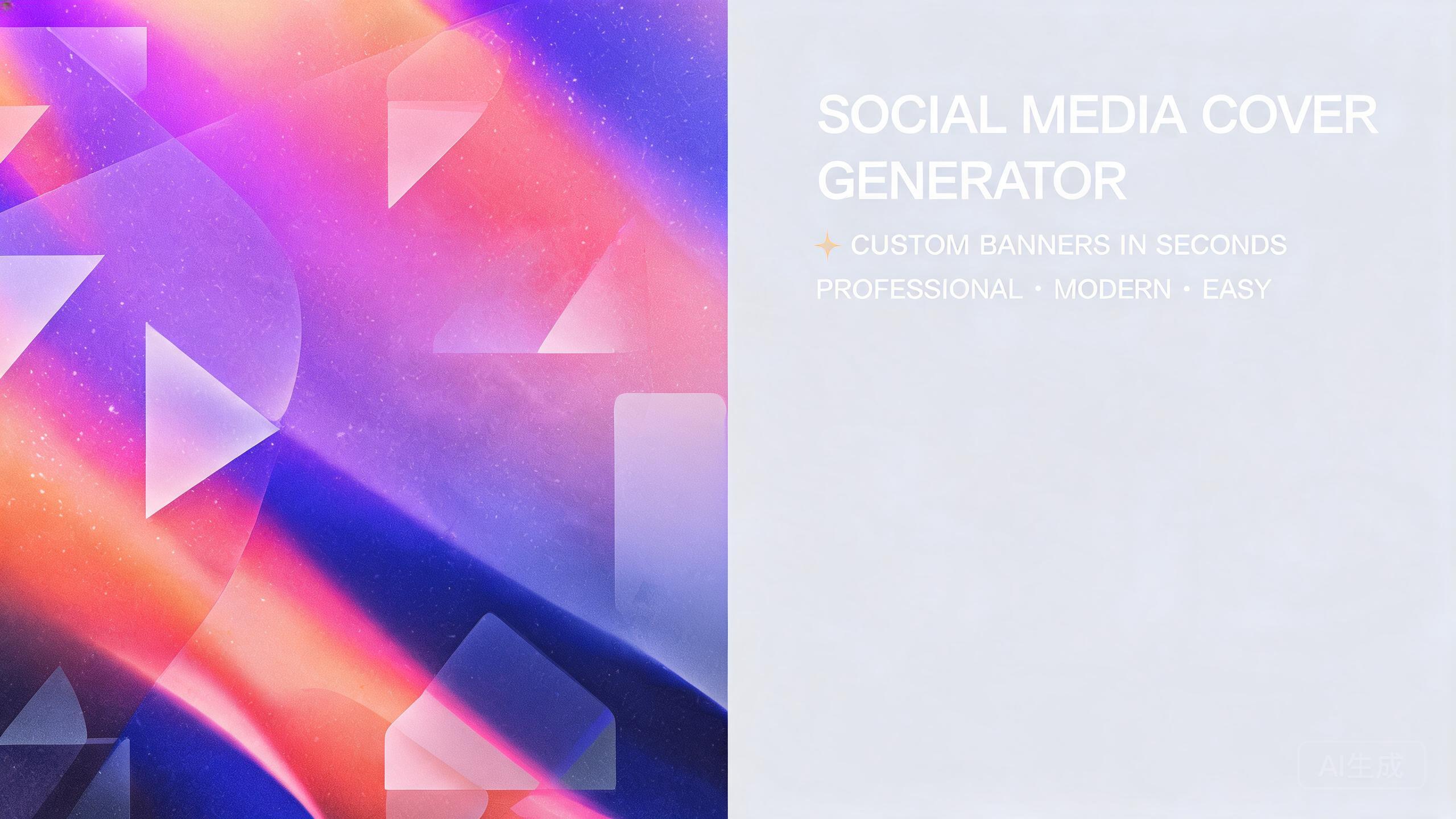 Social Media Cover Generator