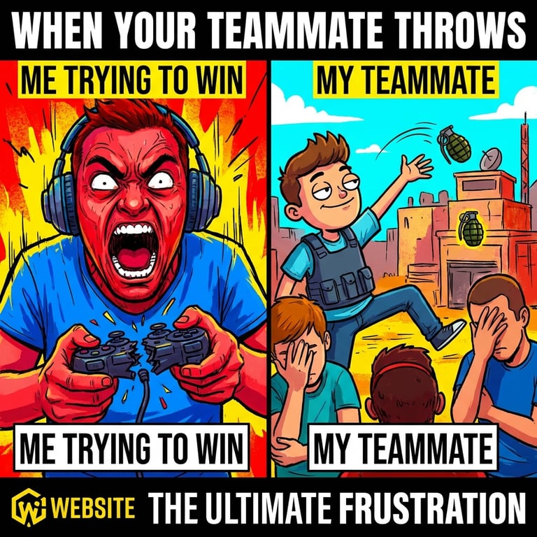 When Your Teammate Throws sample output variant