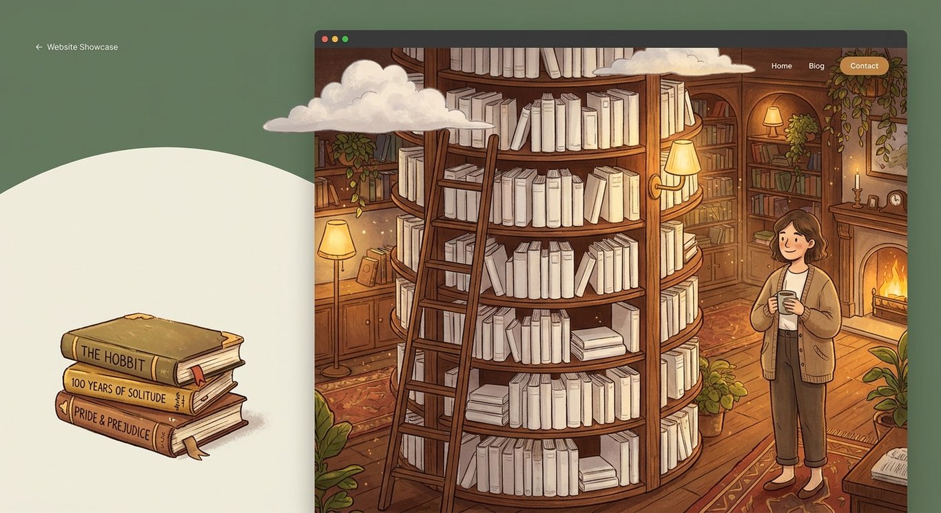 Bookshelf vs Actually Reading