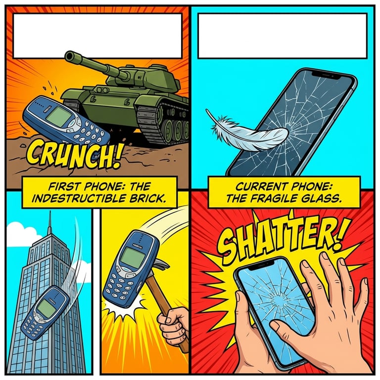 First Phone vs Current Phone sample output variant
