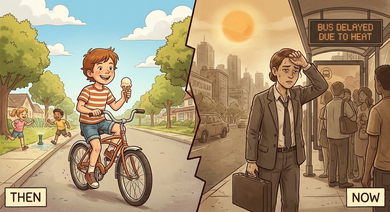 Summer Vacation Then vs Now