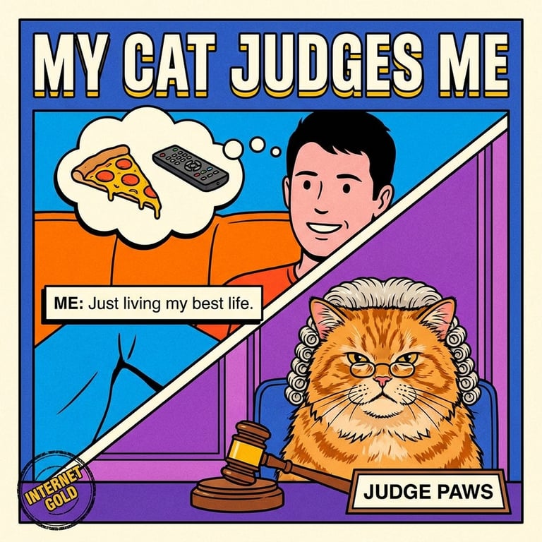 My Cat Judges Me sample output variant