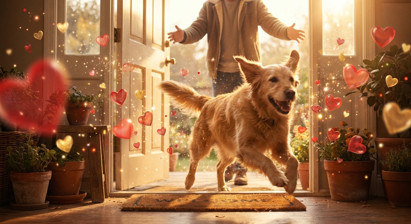Dog's Reaction When I Come Home