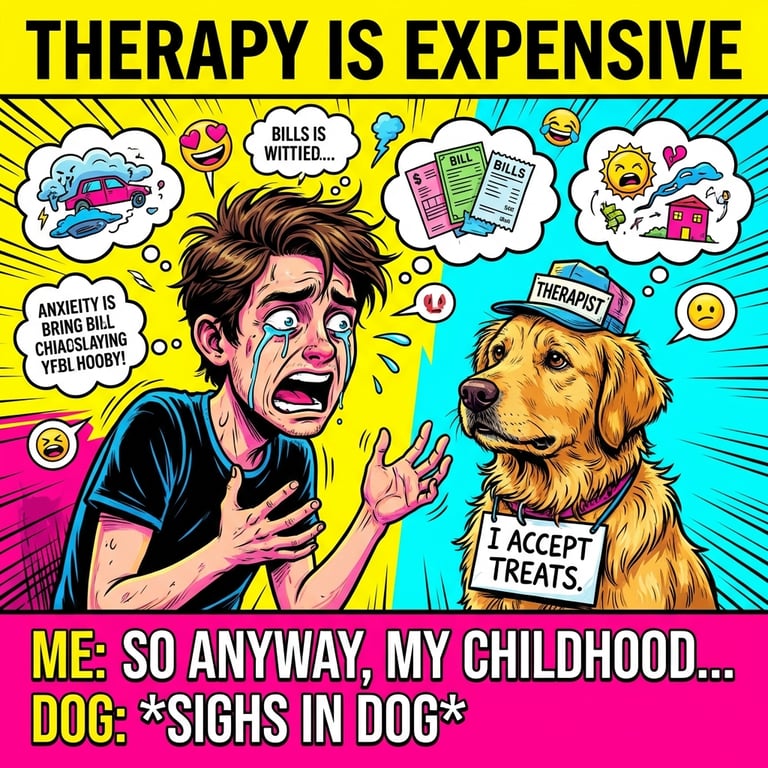 Therapy Is Expensive sample output variant