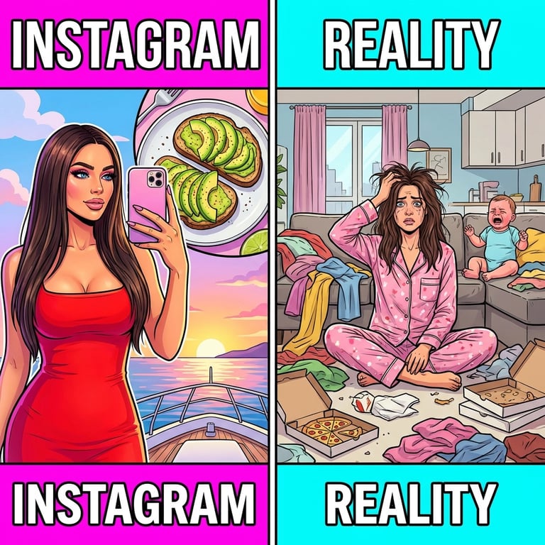 Instagram vs Reality sample output variant