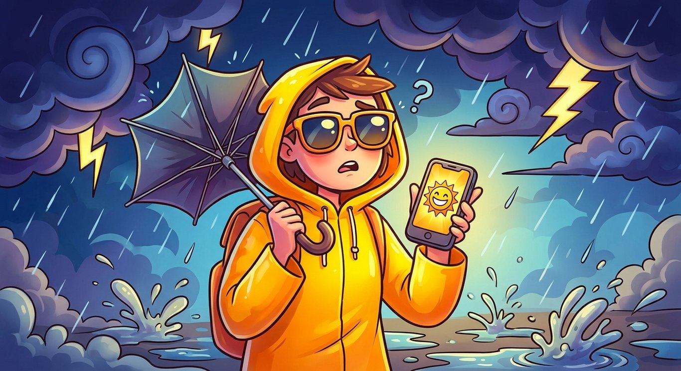 Unexpected Weather Outfit Fail