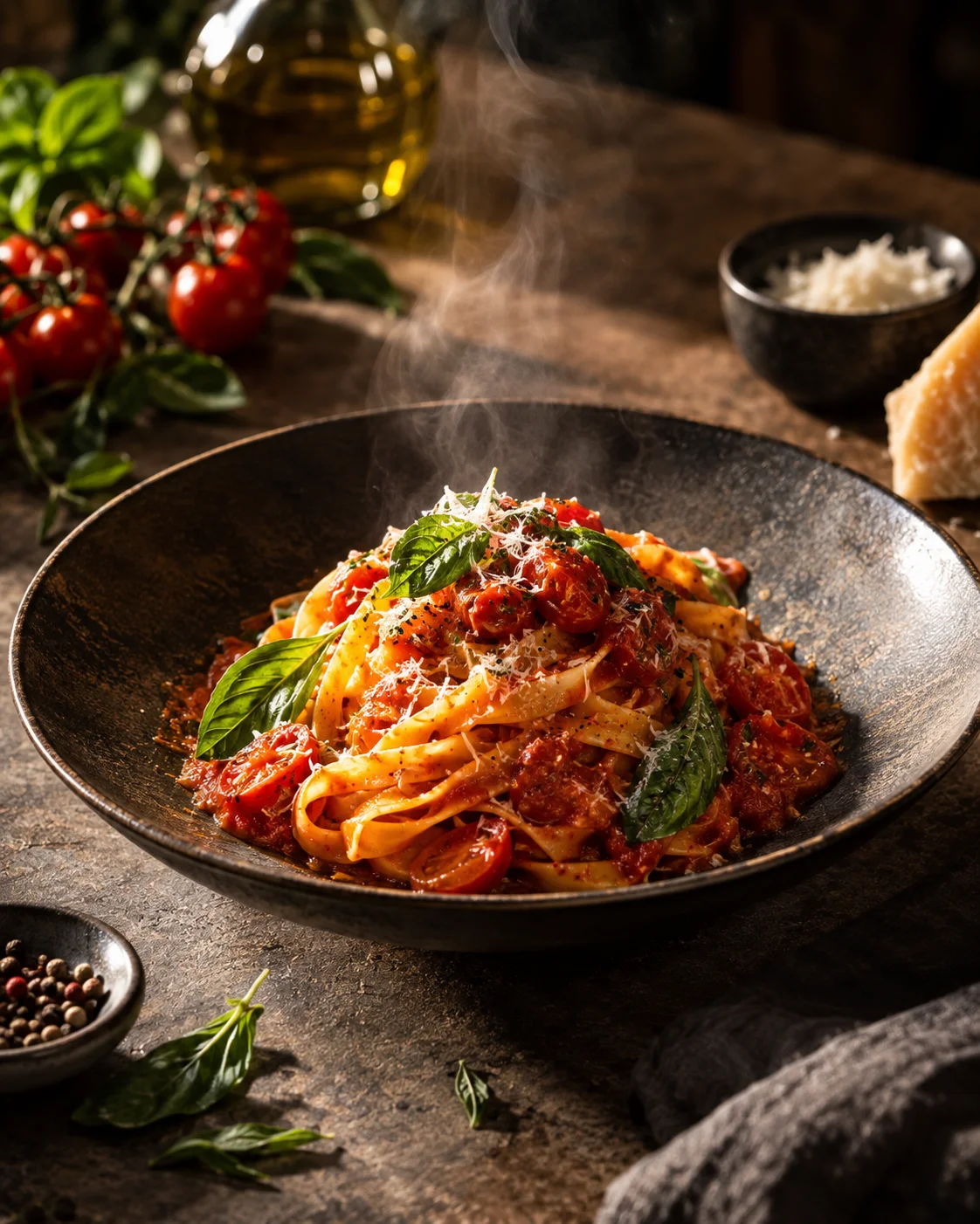 Gourmet Pasta Photography
