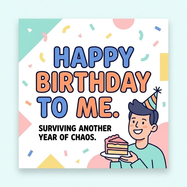 Happy Birthday to Me sample output variant