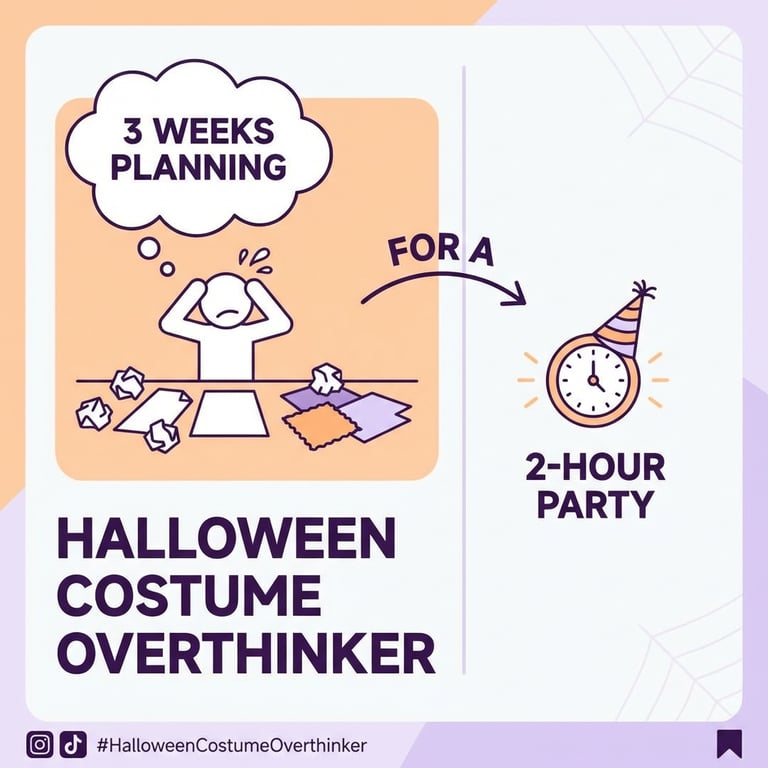 Halloween Costume Overthinker sample output variant