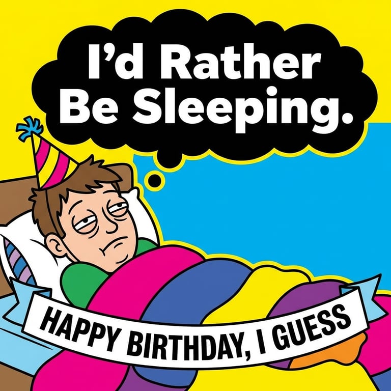Birthday Party But Tired sample output variant
