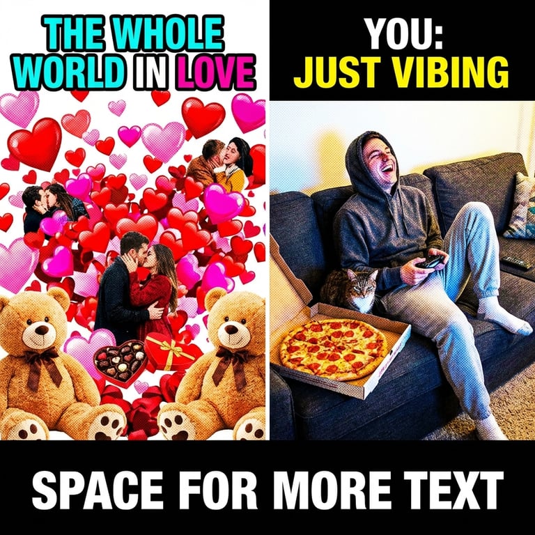 Valentine's Day for Singles sample output variant