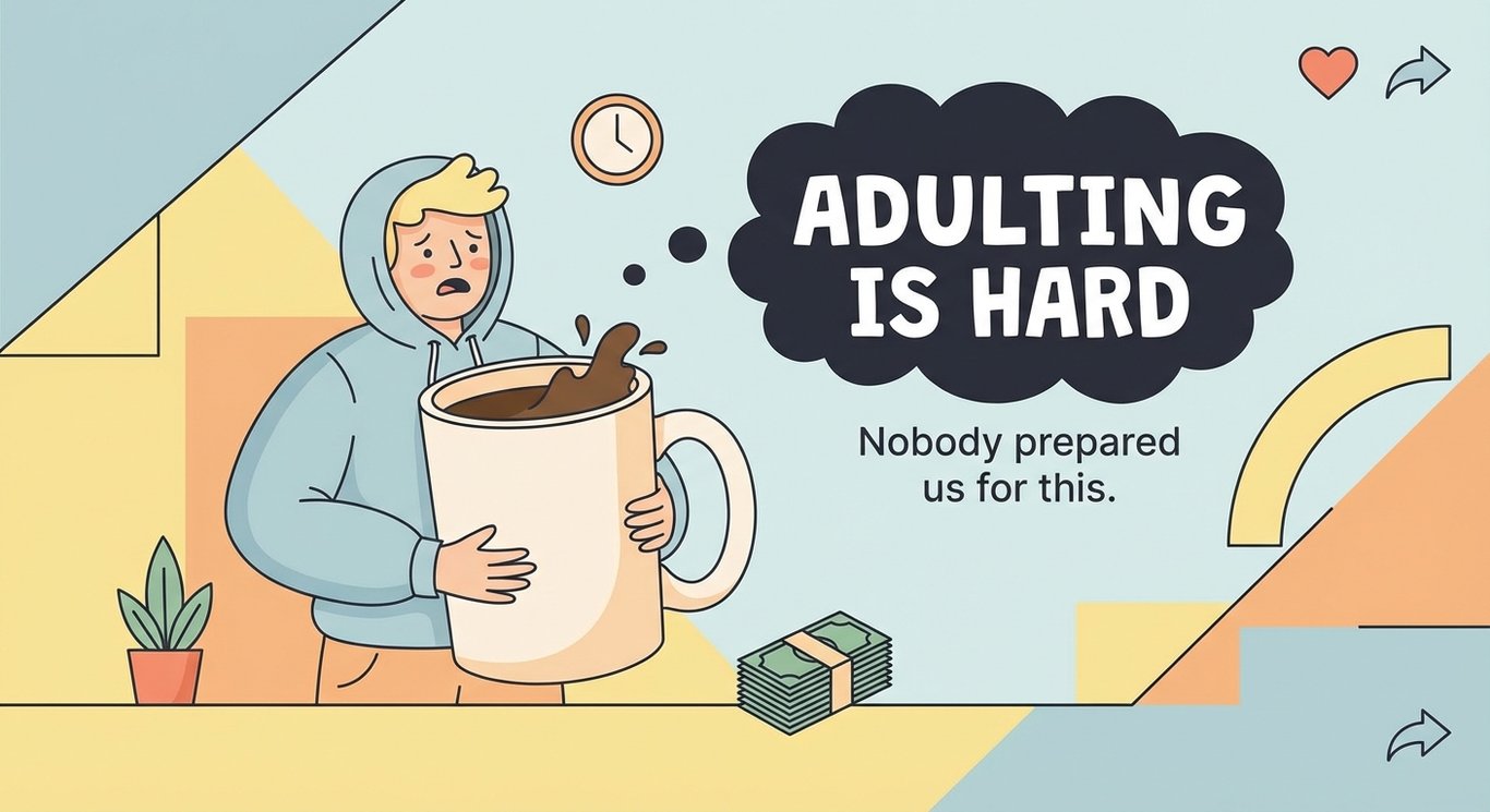 Adulting Is Hard sample output variant