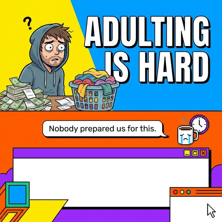 Adulting Is Hard sample output variant
