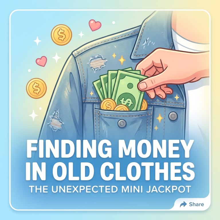 Finding Money in Old Clothes sample output variant