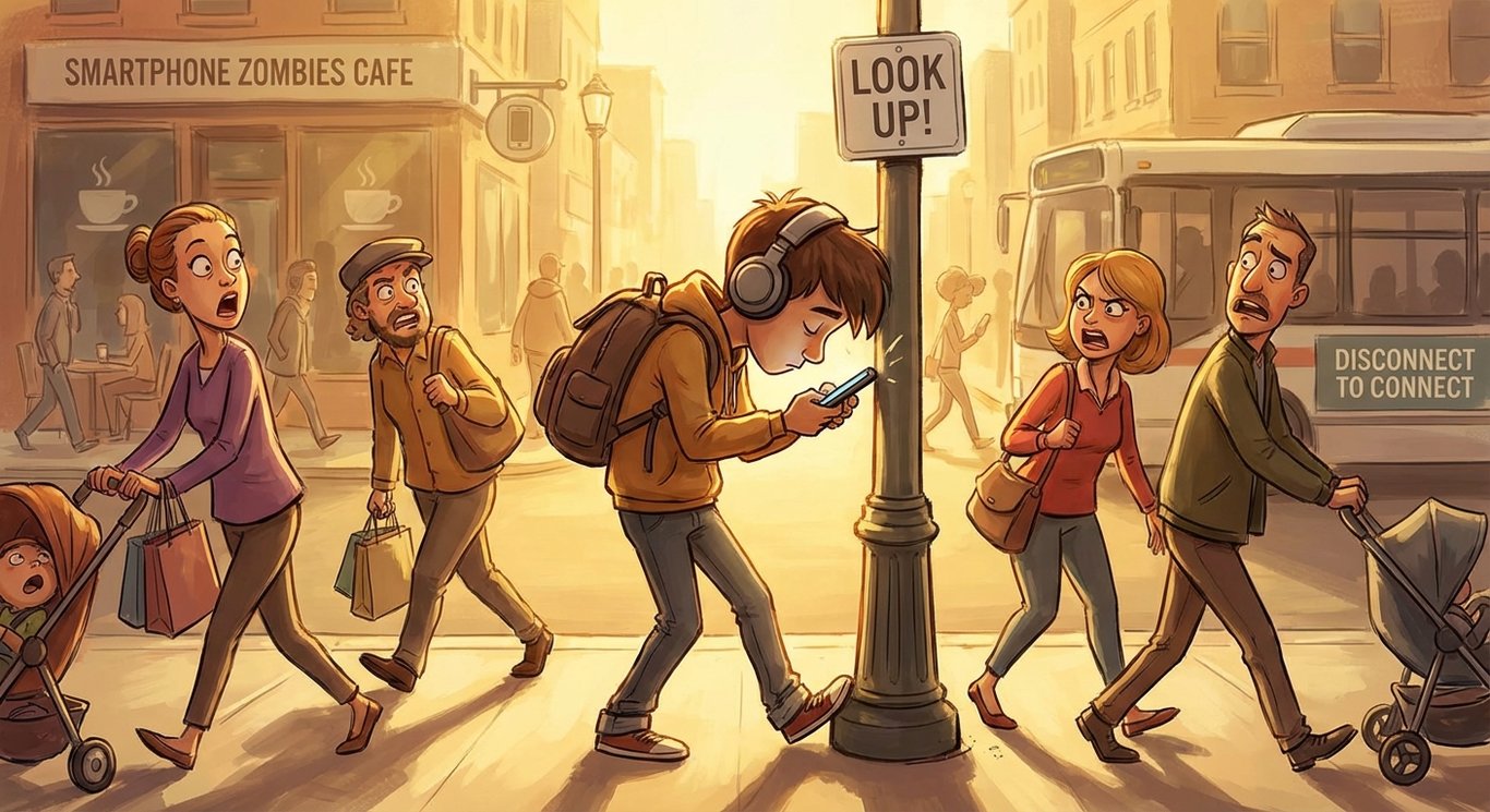 The Phone Zombie Walk