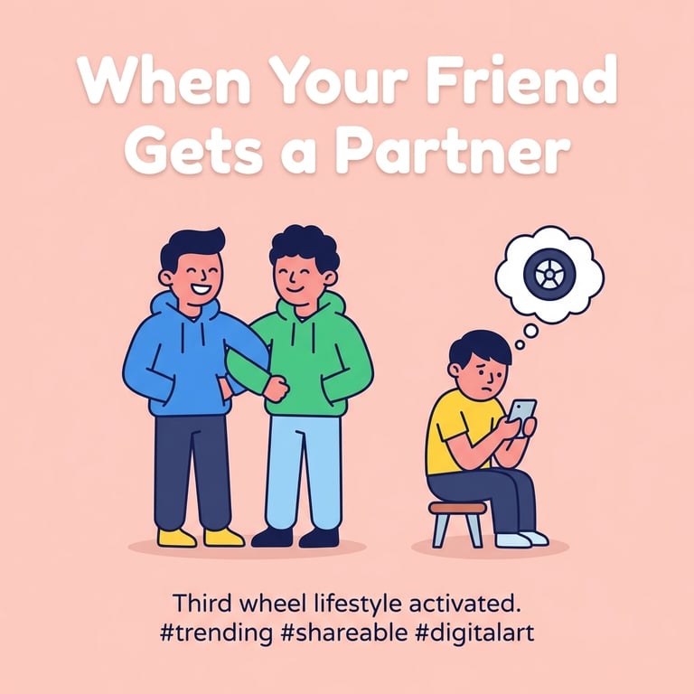 When Your Friend Gets a Partner sample output variant