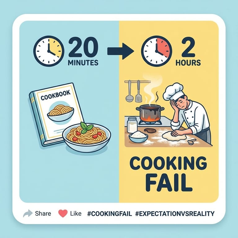 Cooking Fail sample output variant