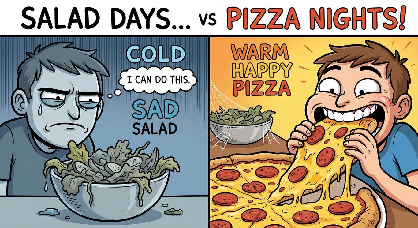 Eating Healthy Means Pizza