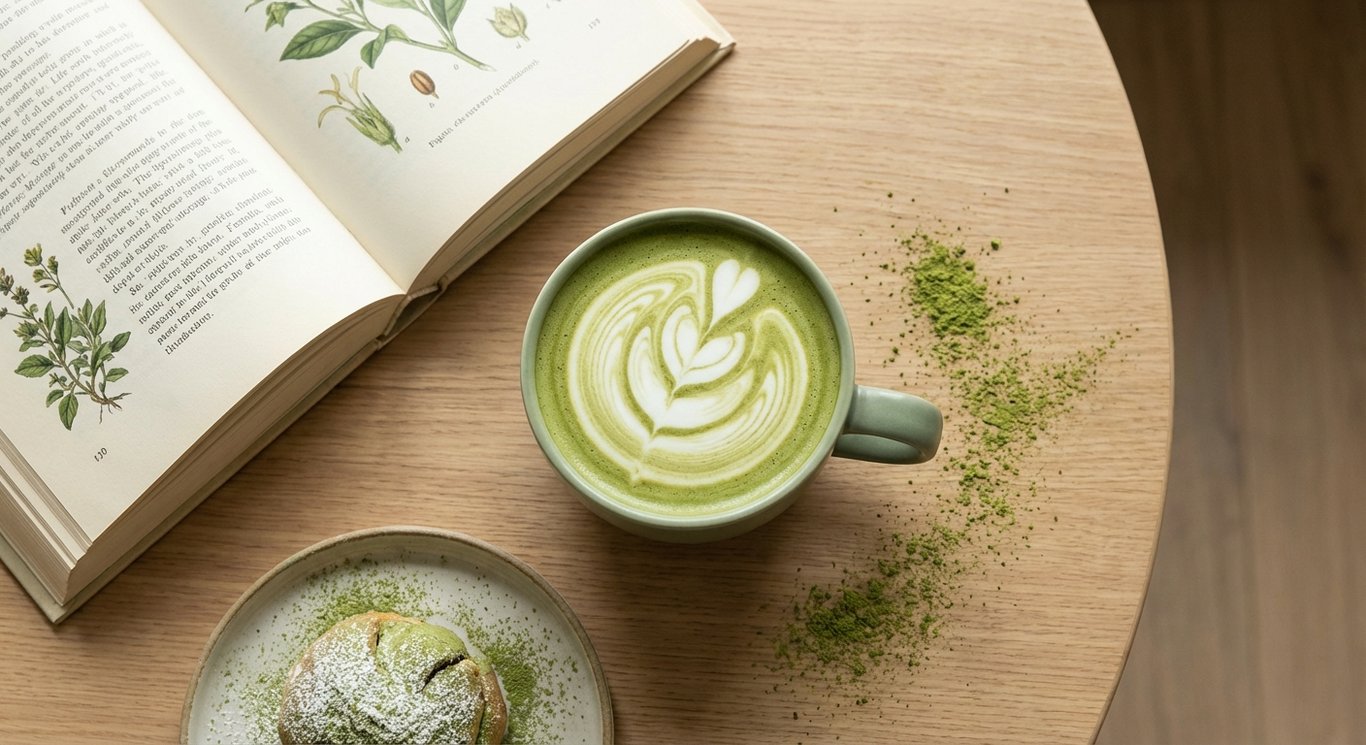 Aesthetic Matcha Moment