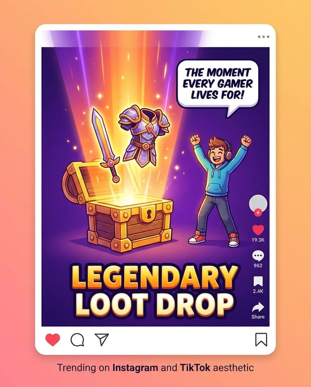 Legendary Loot Drop sample output variant
