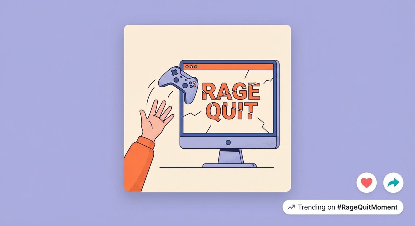 Rage Quit Moment sample output variant