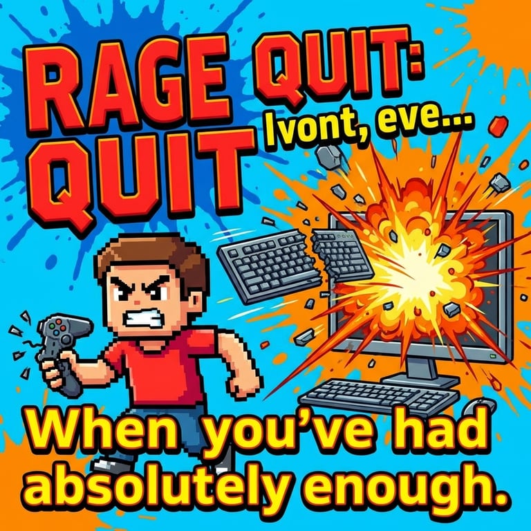 Rage Quit Moment sample output variant