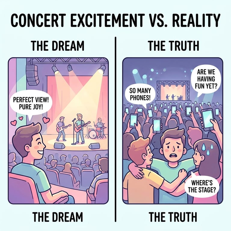 Concert Excitement vs Reality sample output variant
