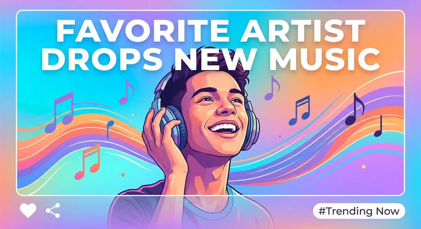 Favorite Artist Drops New Music sample output variant