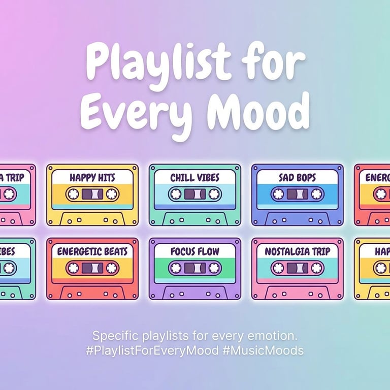 Playlist for Every Mood sample output variant