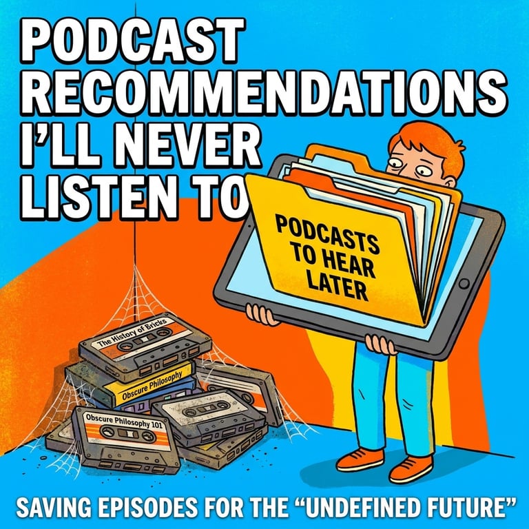 Podcast Recommendations I'll Never Listen To sample output variant