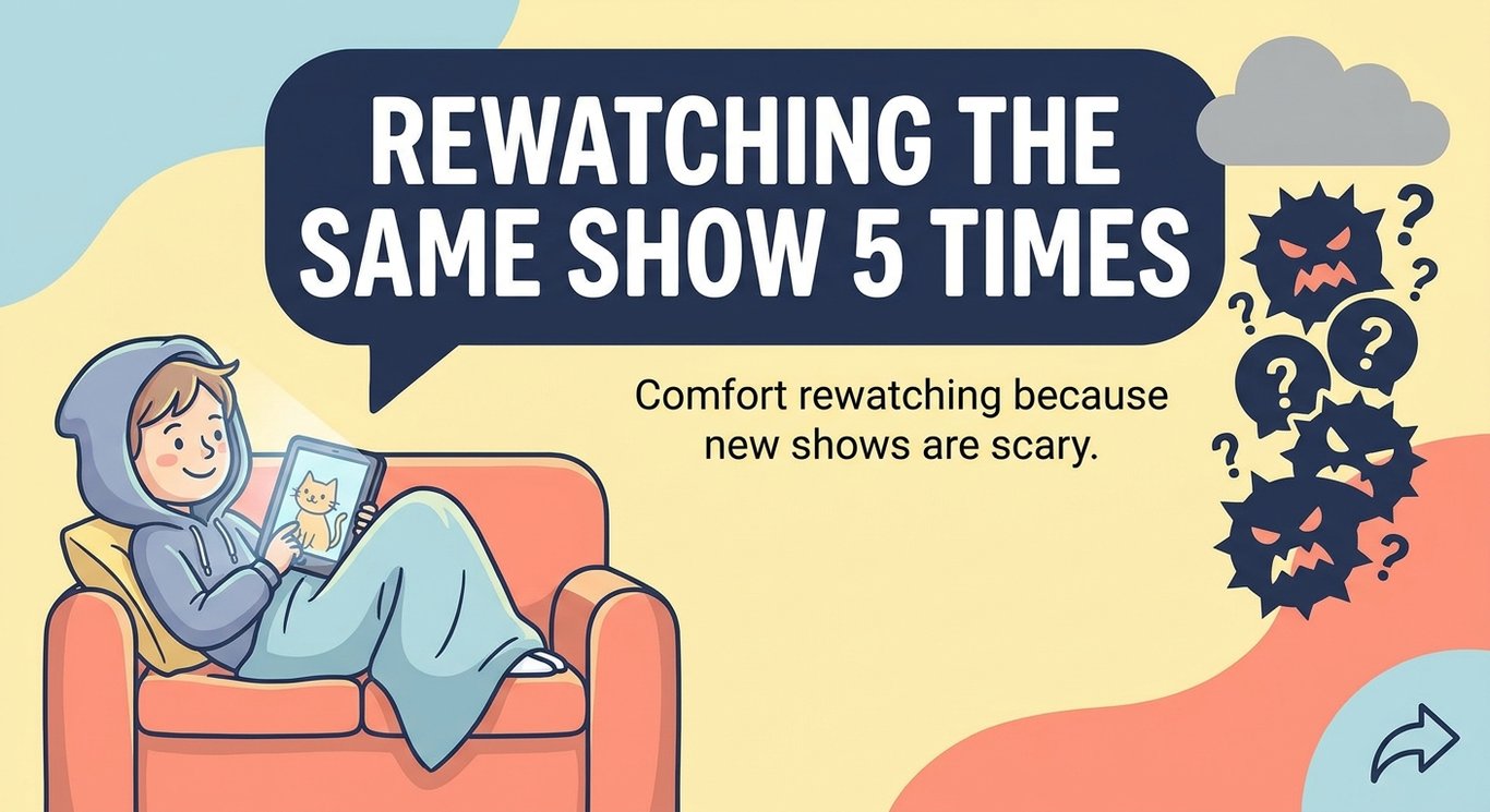 Rewatching the Same Show 5 Times sample output variant