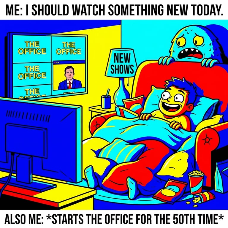 Rewatching the Same Show 5 Times sample output variant