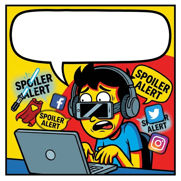 Movie Spoiler Avoidance Anxiety sample output variant