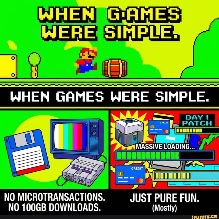 When Games Were Simple sample output variant