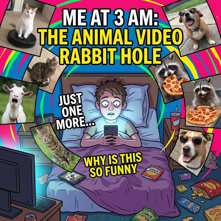Animal Videos at 3 AM sample output variant