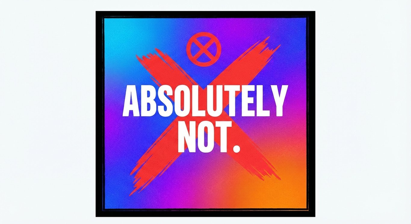 Absolutely Not sample output variant