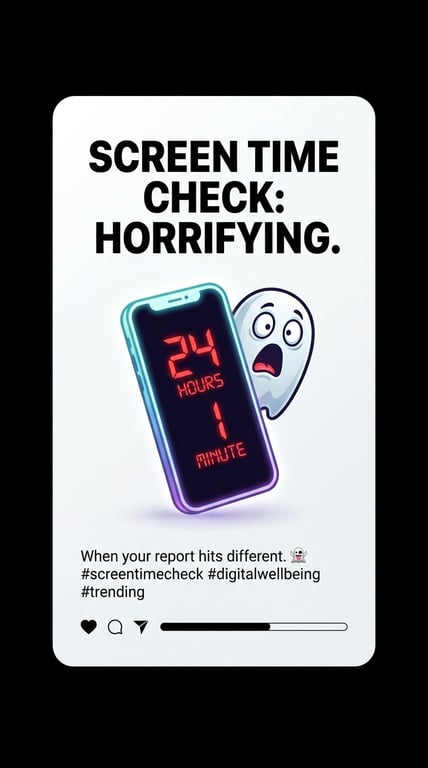 Screen Time Check sample output variant