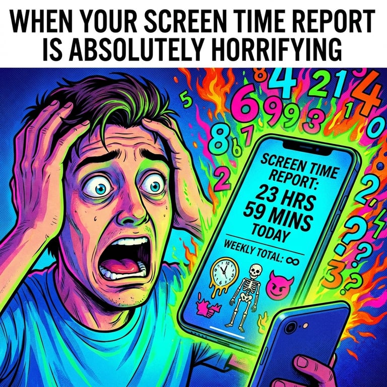 Screen Time Check sample output variant