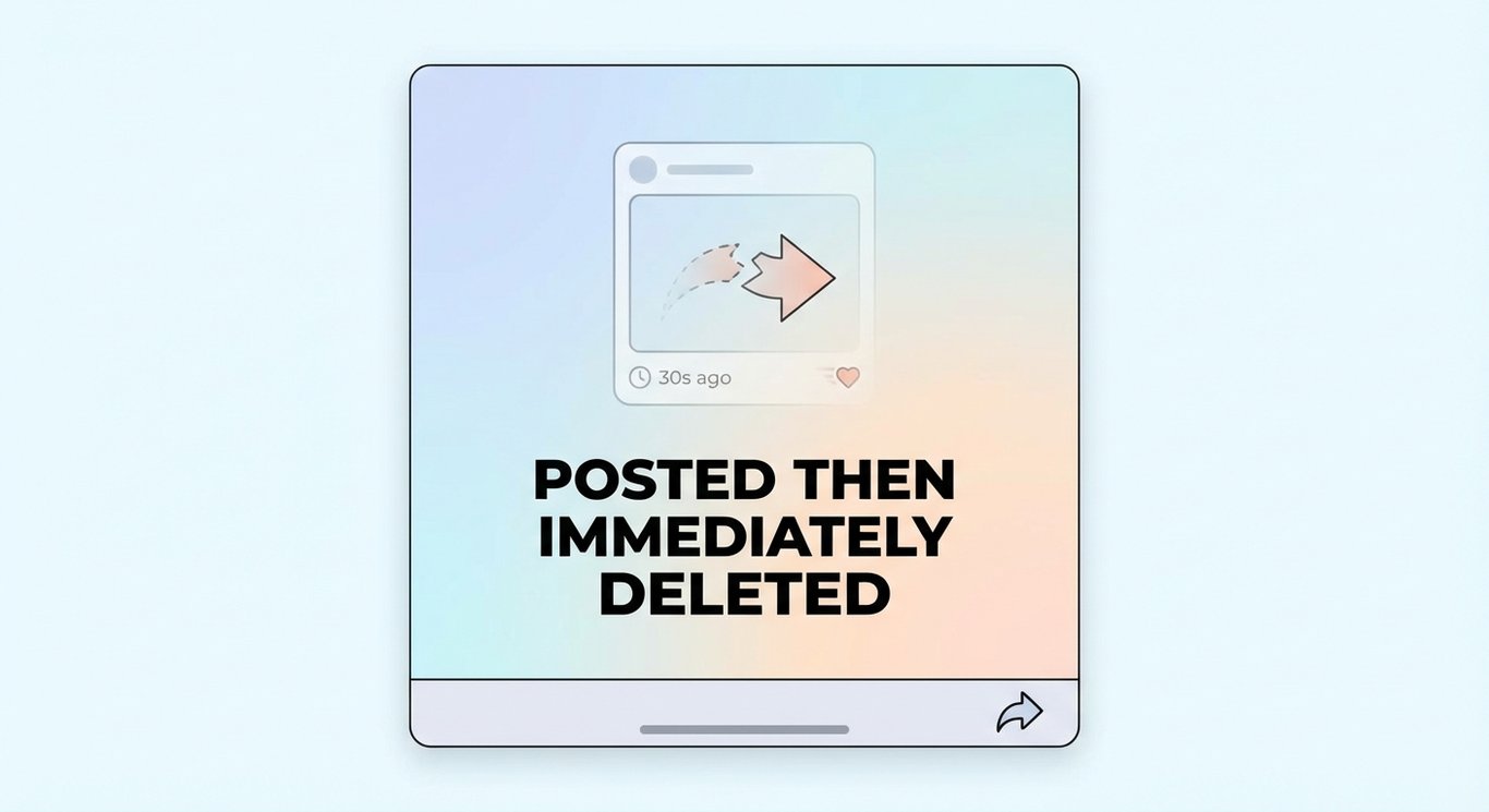 Posted Then Immediately Deleted sample output variant
