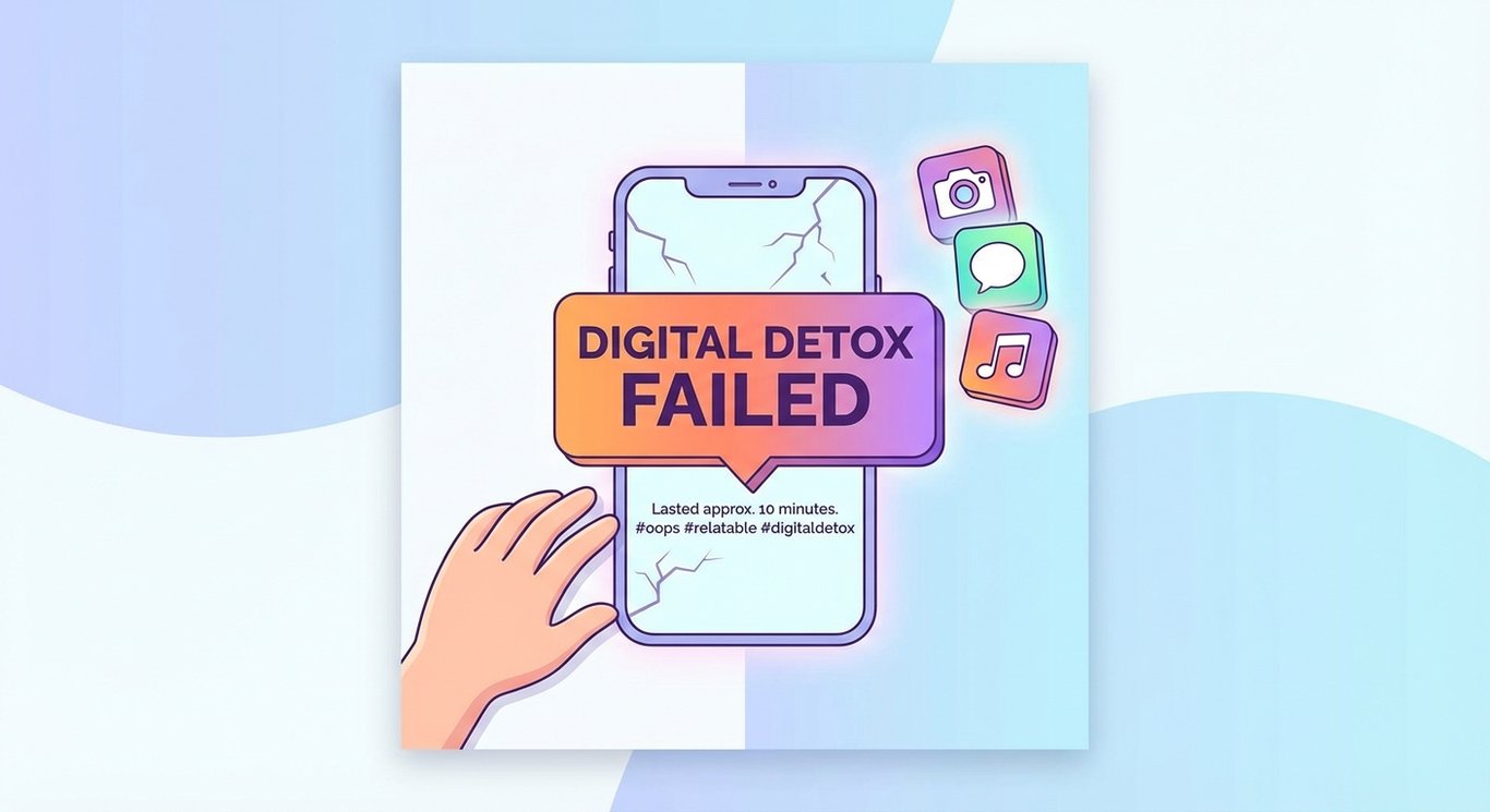 Digital Detox Failed sample output variant