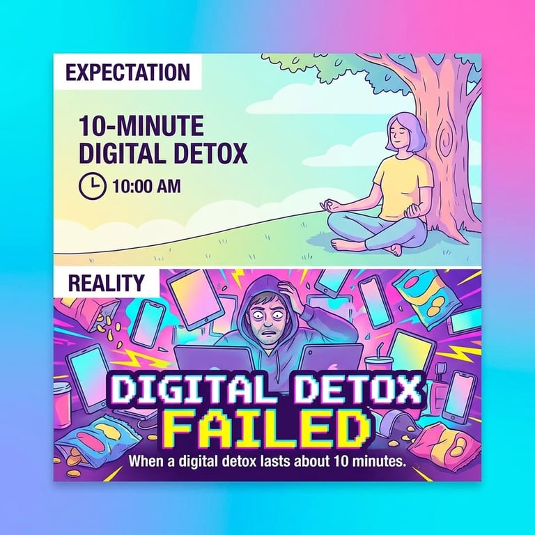 Digital Detox Failed sample output variant