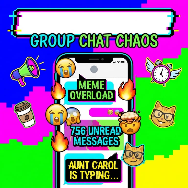 Group Chat Chaos sample output variant