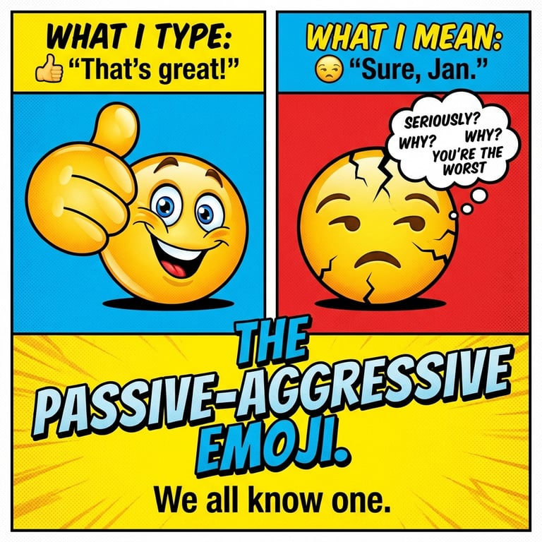 The Passive-Aggressive Emoji sample output variant