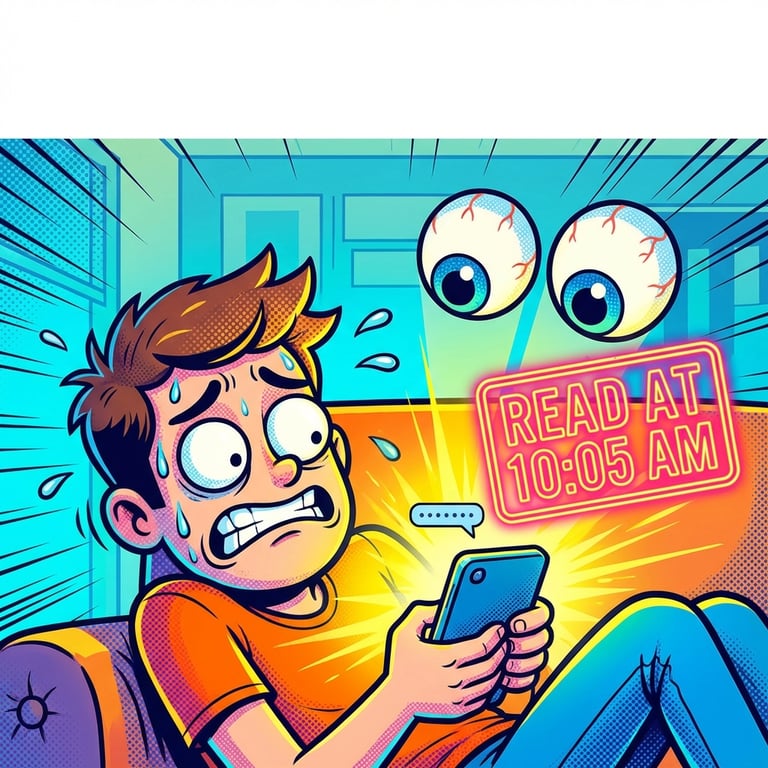Read Receipt Anxiety sample output variant