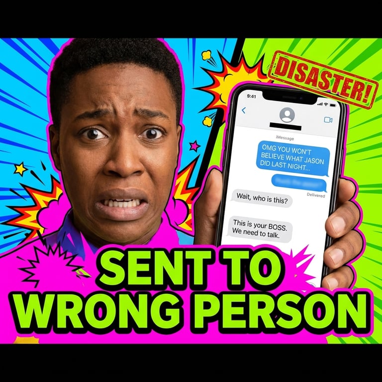 Wrong Person Text Disaster sample output variant