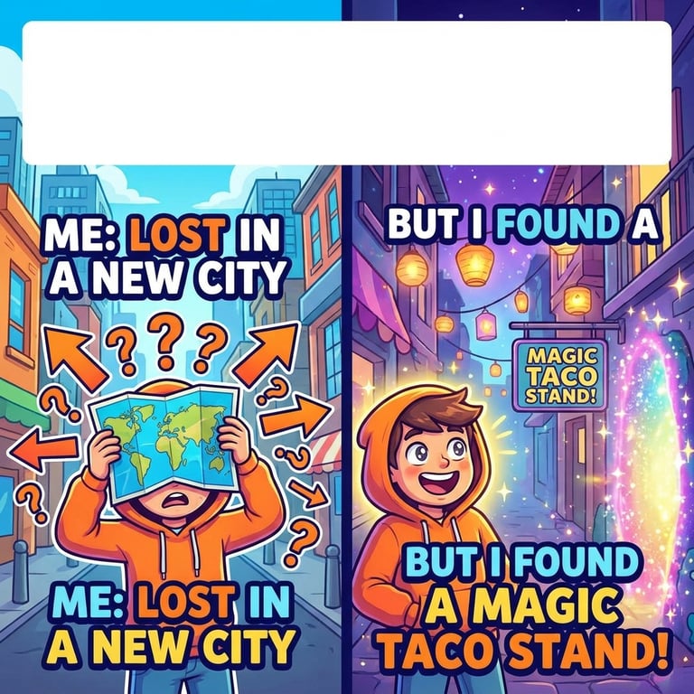 Lost in a New City sample output variant