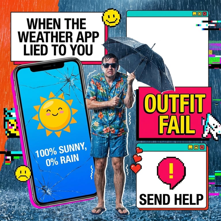 Unexpected Weather Outfit Fail sample output variant