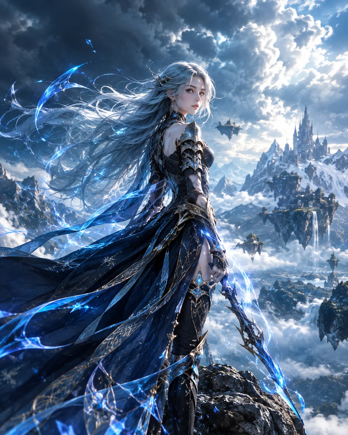 Fantasy Warrior Character sample output